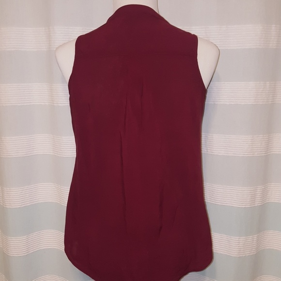 Maroon button up tunic - Picture 3 of 3